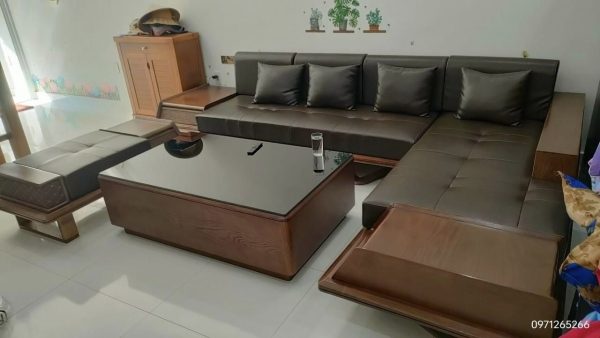 thanh ly sofa goc go hien dai