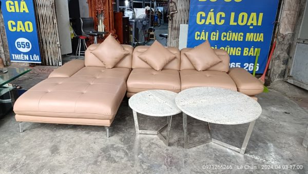 Thanh ly bo sofa da nhap khau